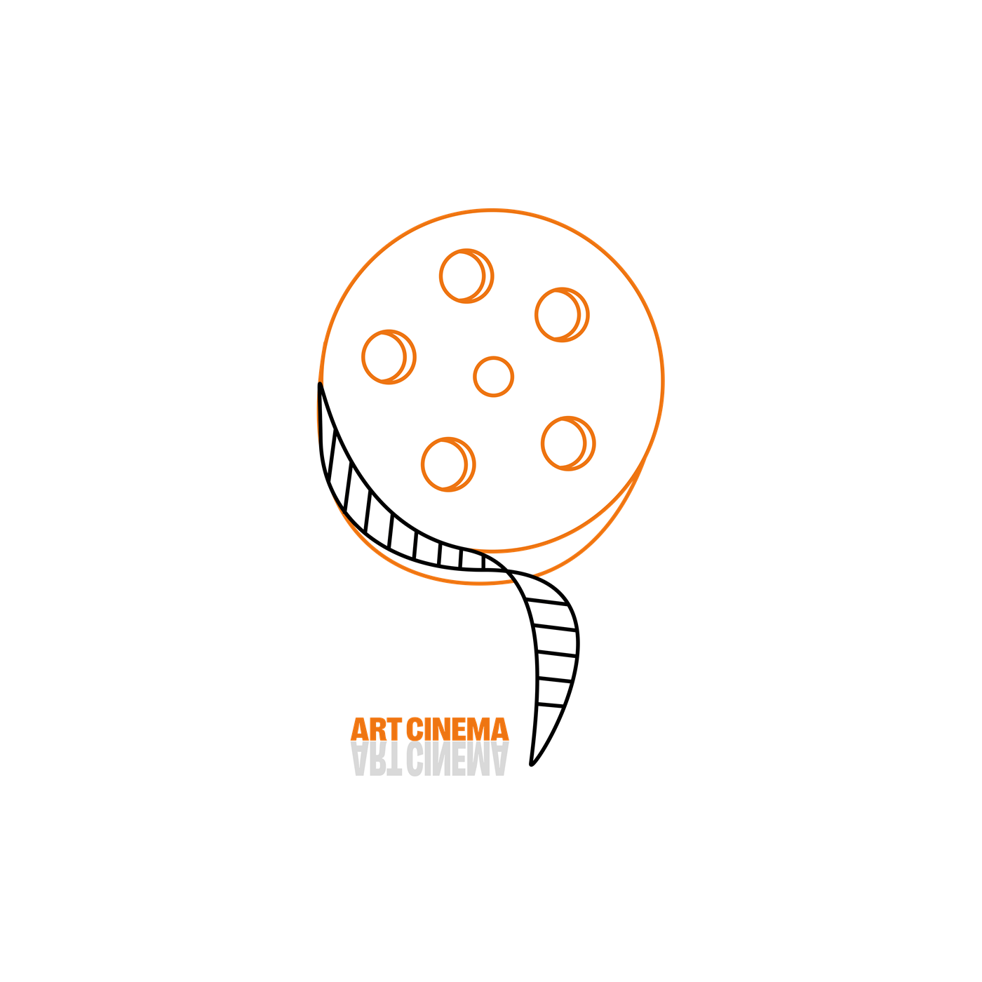 Illustration filmrulle